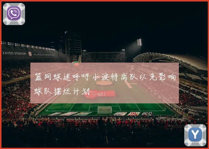 篮网球迷呼吁小波特离队以免影响球队摆烂计划
