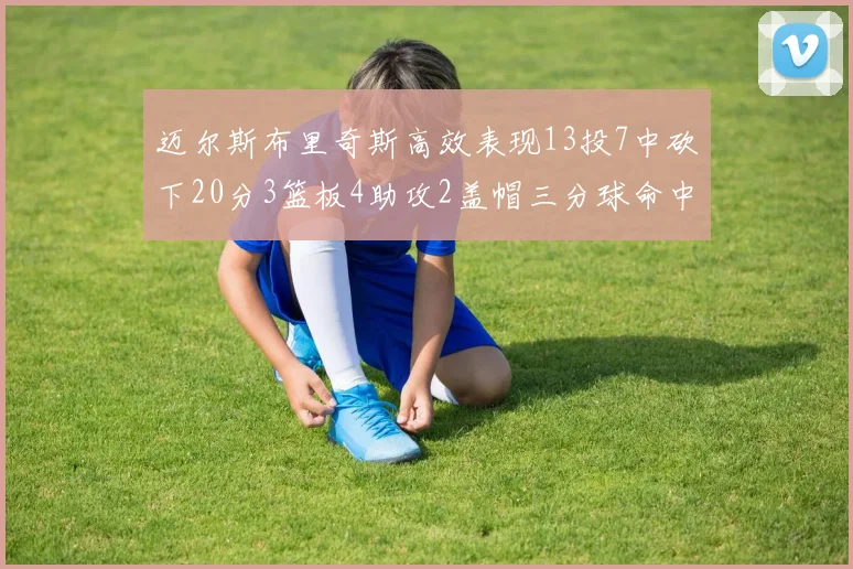 迈尔斯布里奇斯高效表现13投7中砍下20分3篮板4助攻2盖帽三分球命中率出色